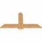 Ekena Millwork Eugene Smooth Timber Gable Bracket, Western Red Cedar, 48"W x 26"H x 1 1/2"D x 5 1/2"F, 13/12 Pitch GBW048X26X0206EUG00SWR - alternate 3